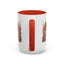Christmas Mug - Candy Cane Lane White Text Ornaments Candy