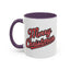 Christmas Mug - Merry Christmas Red & Black Baseball Text