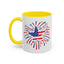 4th of July Mug - Star Flag Fireworks