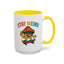 Humor Mug - Stay Weird Mushroom Skateboard