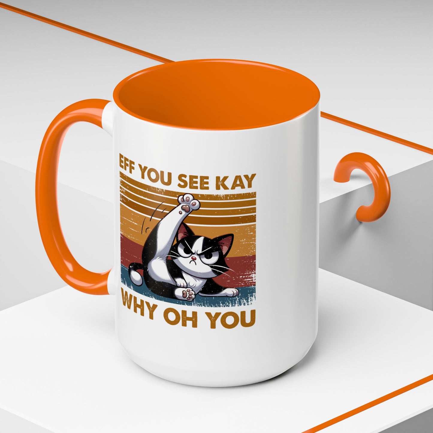 Adult Mug - Eff You See Kay Why Oh You Cat