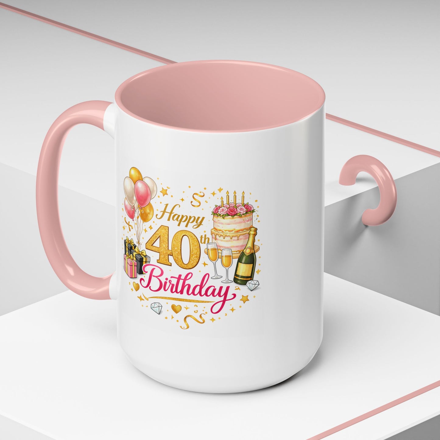 Birthday Mug - Happy 40th