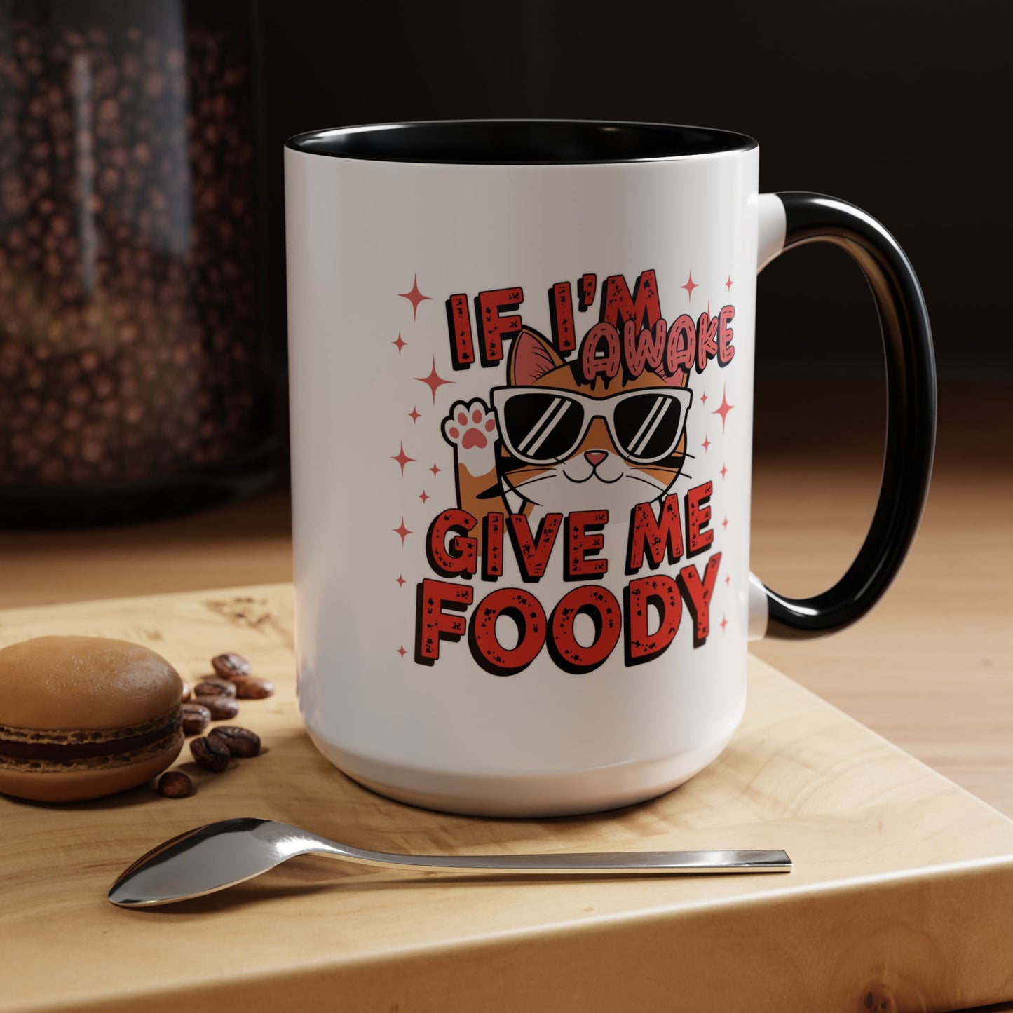 Animal Mug - If I'm Awake Give Me Foody