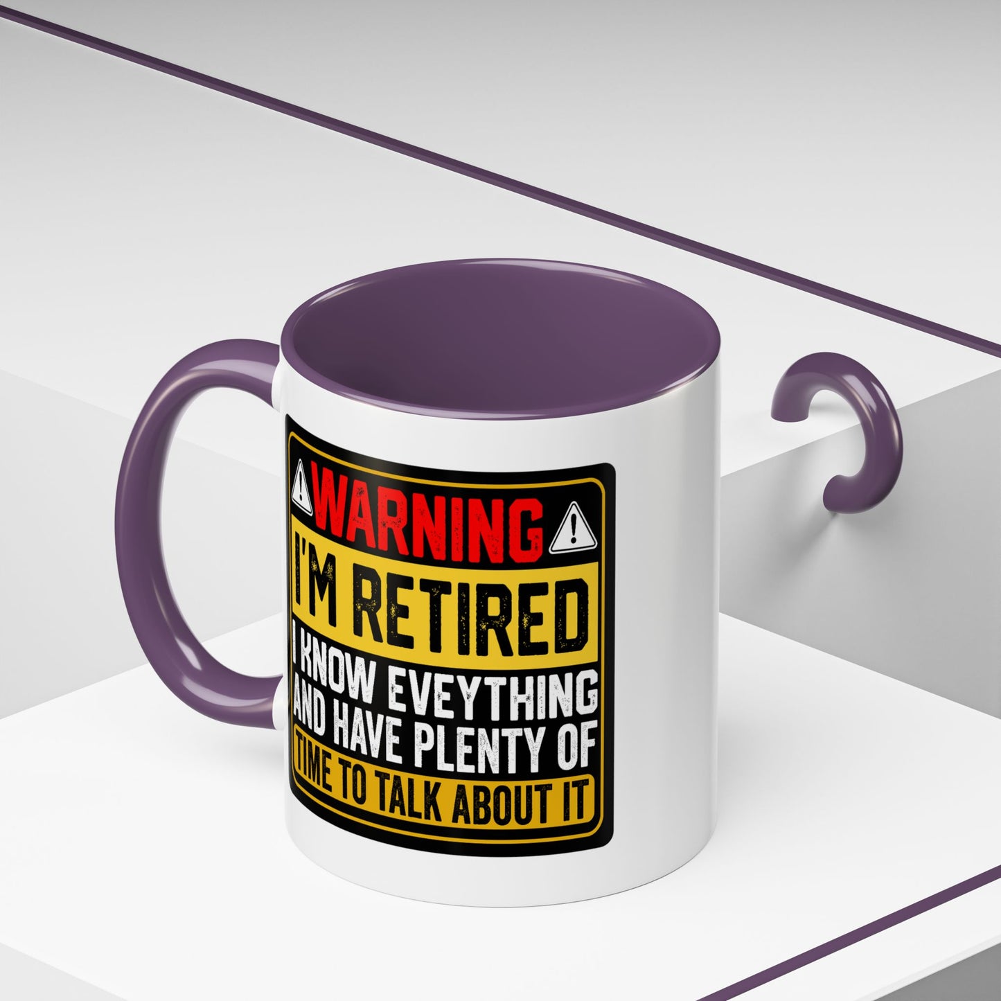 Office Mug - Warning I'm Retired