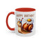 Birthday Mug - Snail Flower
