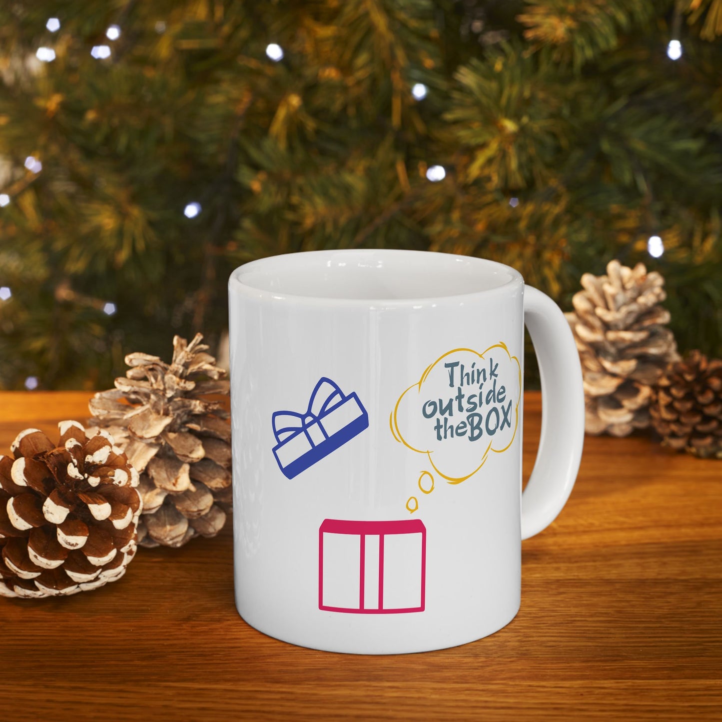 Motivation Mug - Think Outside The Box 2
