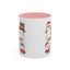 Christmas Mug - Merry Christmas Red & Green Text Santa Cute Animals