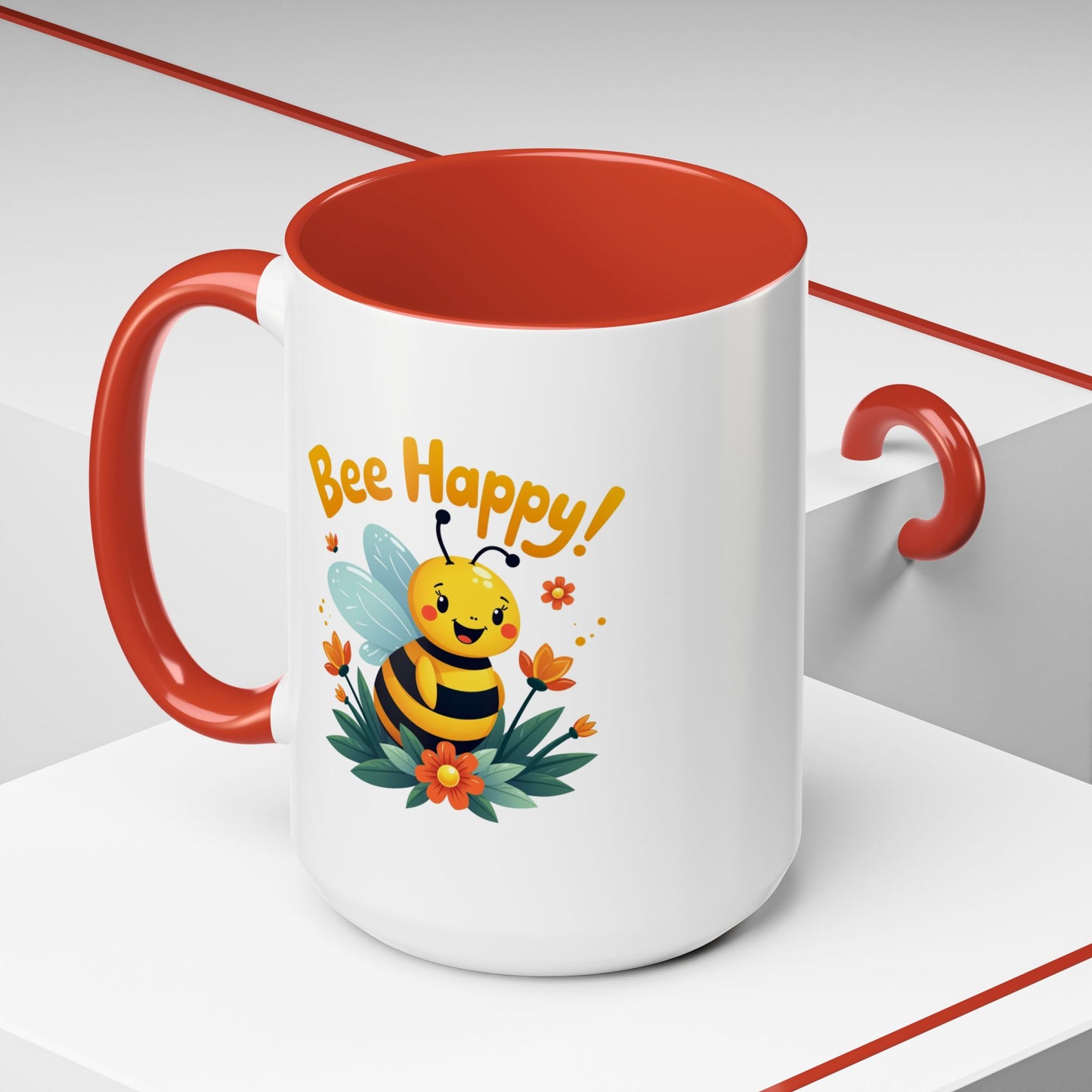 Motivation Mug - Bee Happy