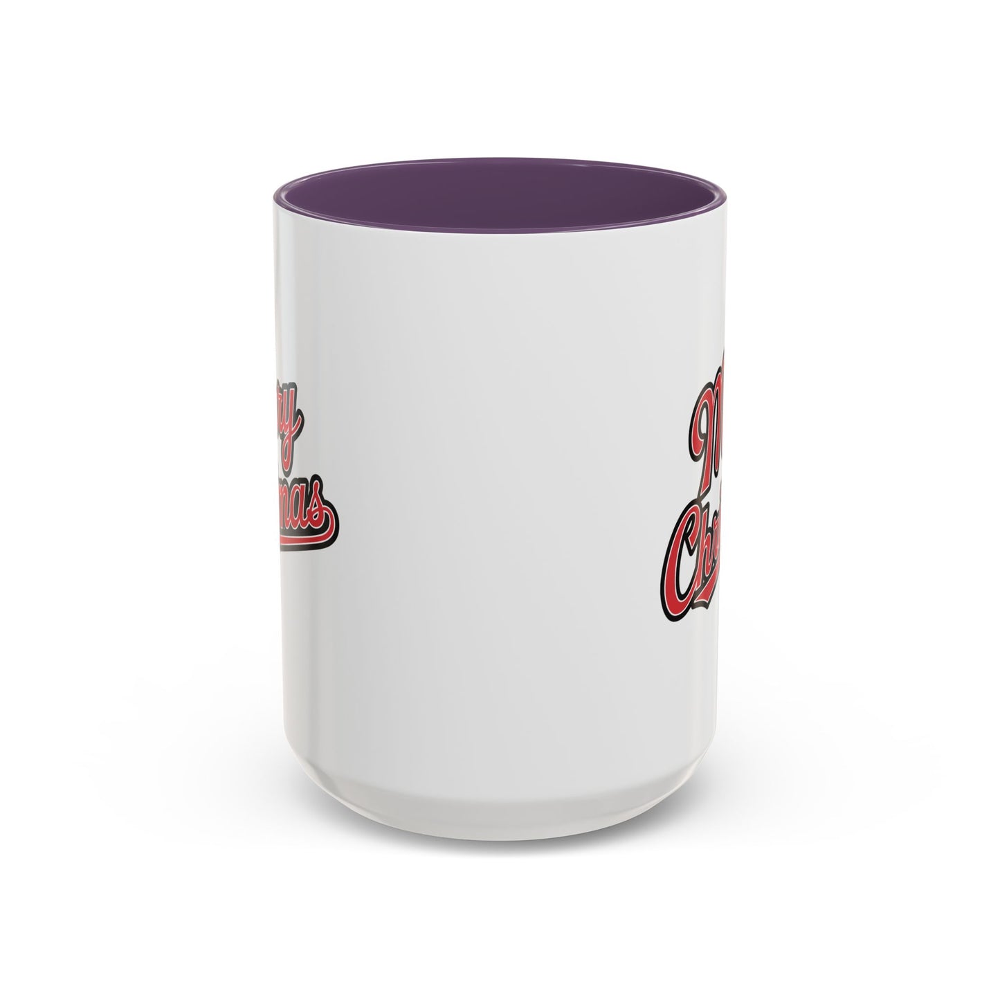 Christmas Mug - Merry Christmas Red & Black Baseball Text