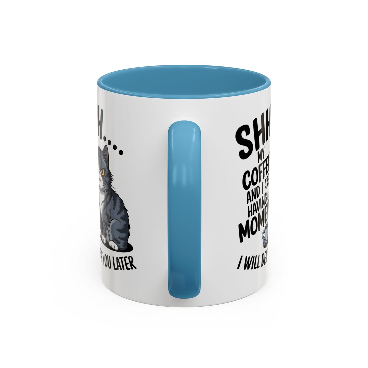 Animal Mug - Shhhh My Coffee and I