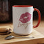 Valentine's Day Mug - Love You Lips Kiss
