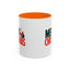 Christmas Mug - Merry Christmas Green & Red Text Santa Bag