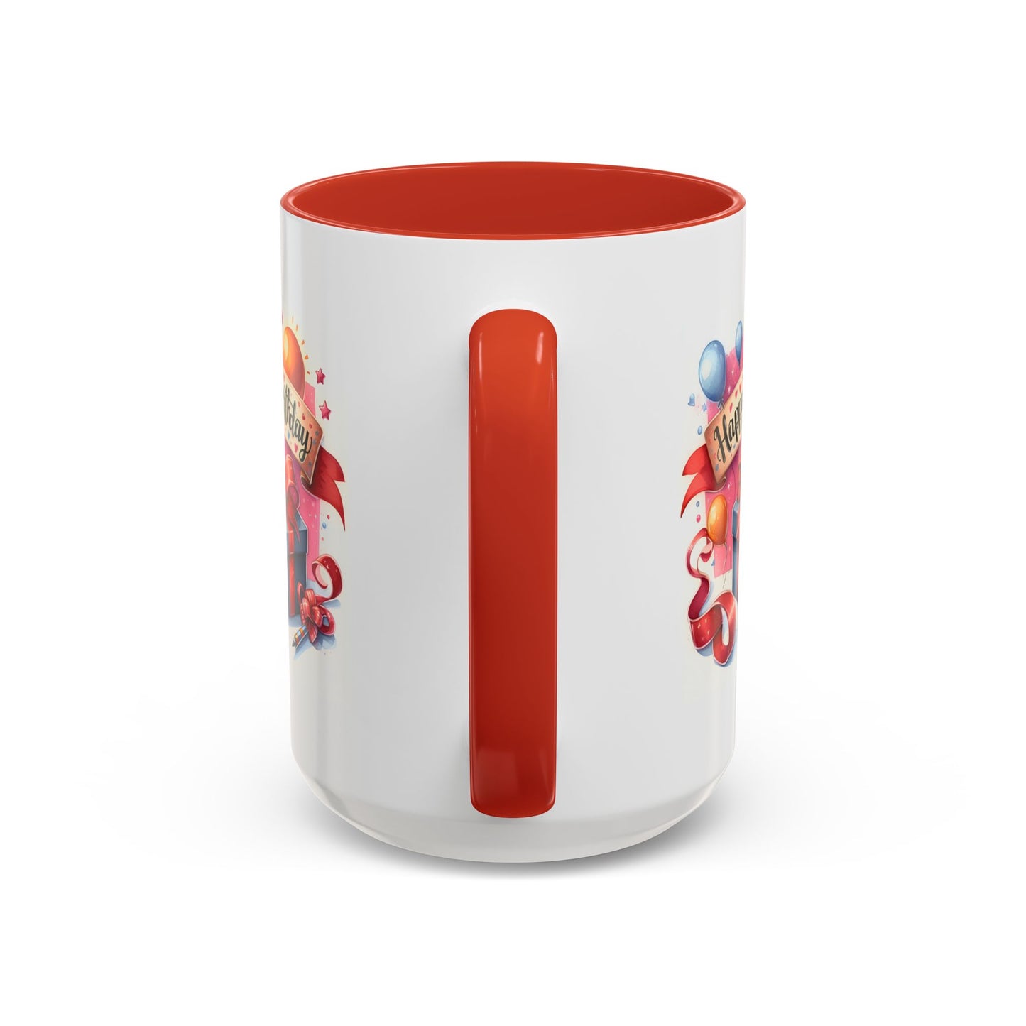 Birthday Mug - Present Pen Balloons