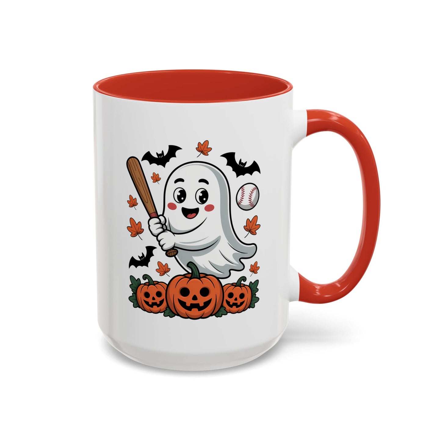 Halloween Mug - Ghost With Baseball Bat