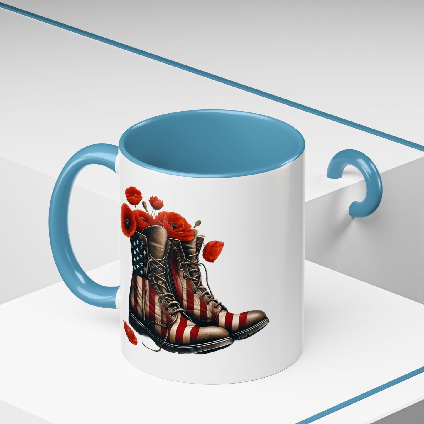 4th of July Mug - Fallen Soldier Boots