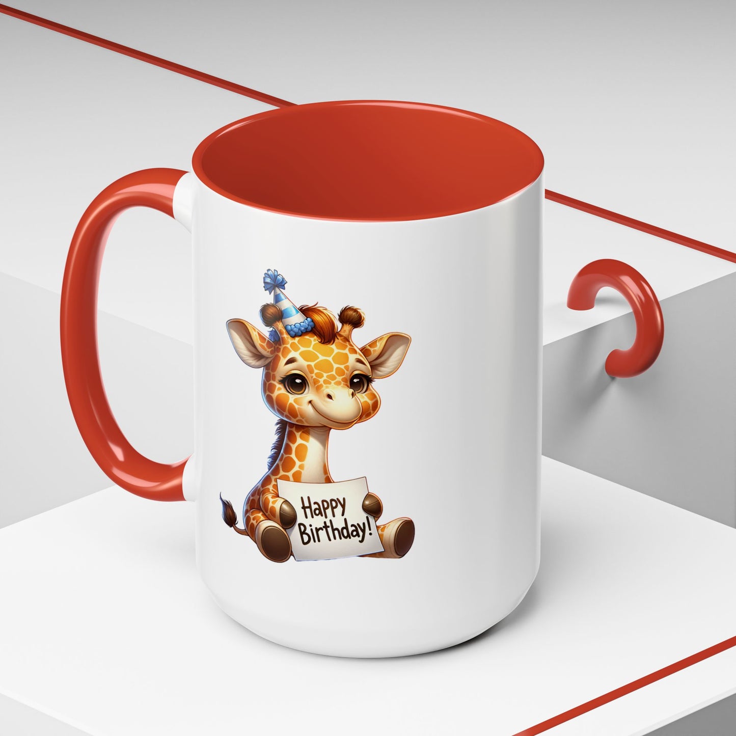Birthday Mug - Giraffe Clipart