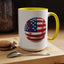 4th of July Mug - Baseball American Flag