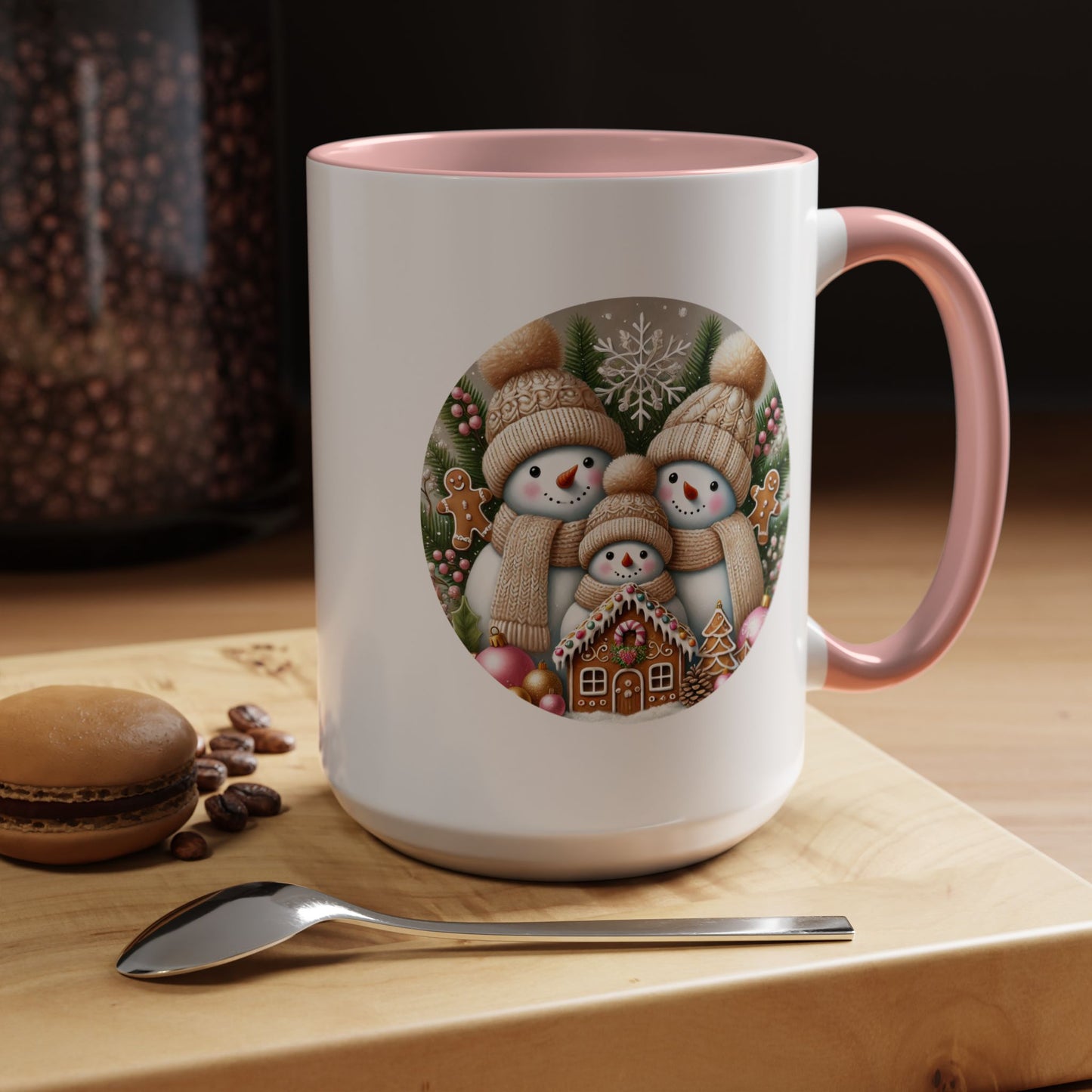 Christmas Mug - Gingerbread Snowman Family