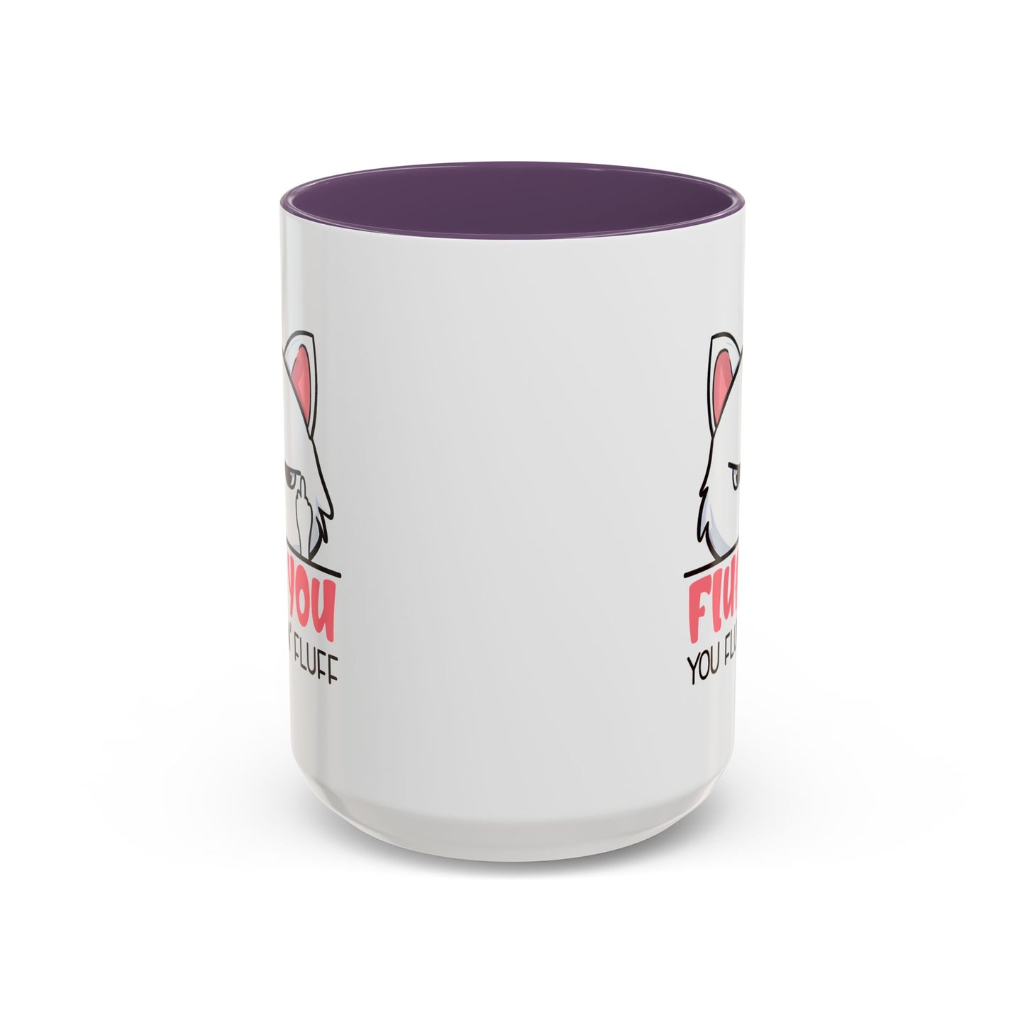 Adult Mug - Fluff You White Cat