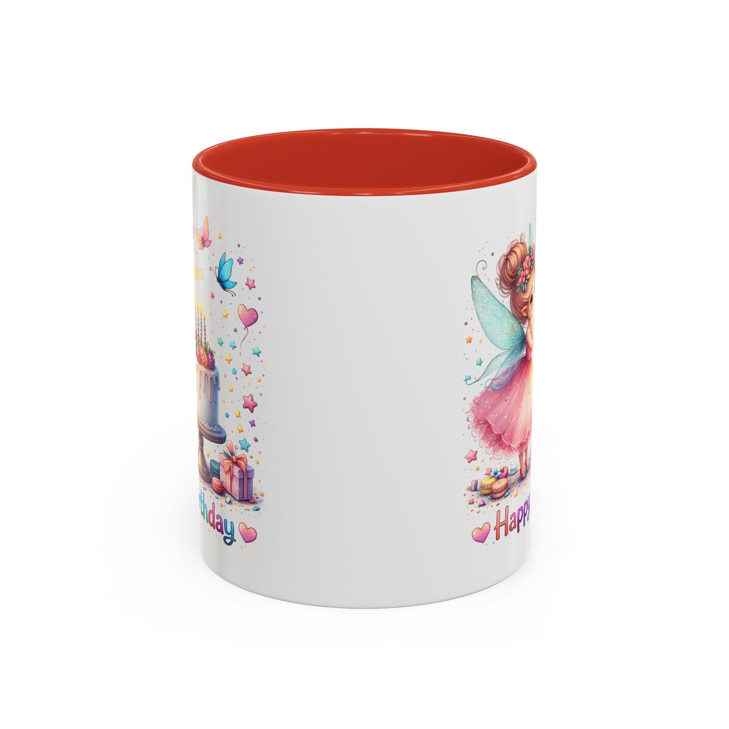Birthday Mug - Fairy Butterflies