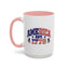 4th of July Mug - American Est 1776 Patriotic Flag