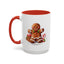 Christmas Mug - Gingerbread Man Cookies and Candy