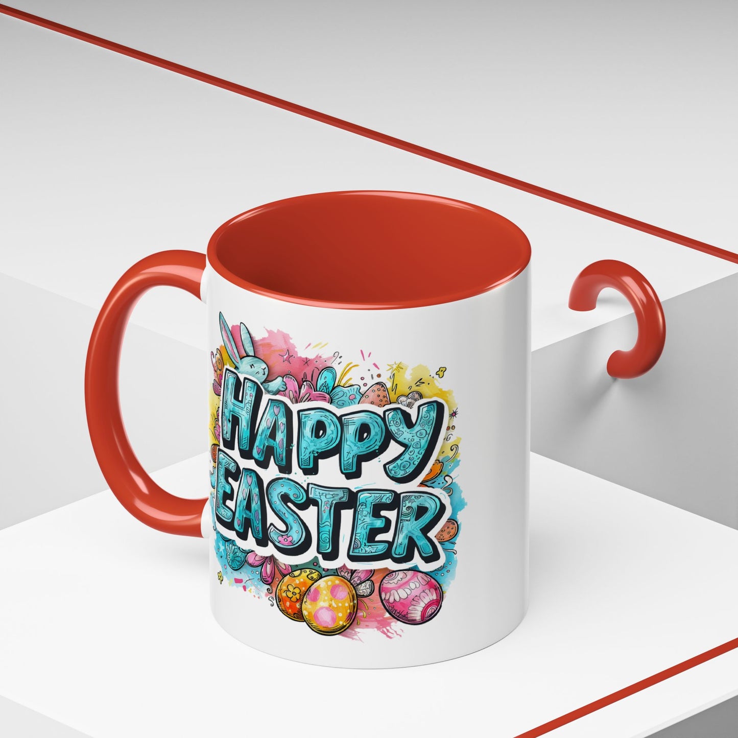 Easter Mug - Happy Easter Blue