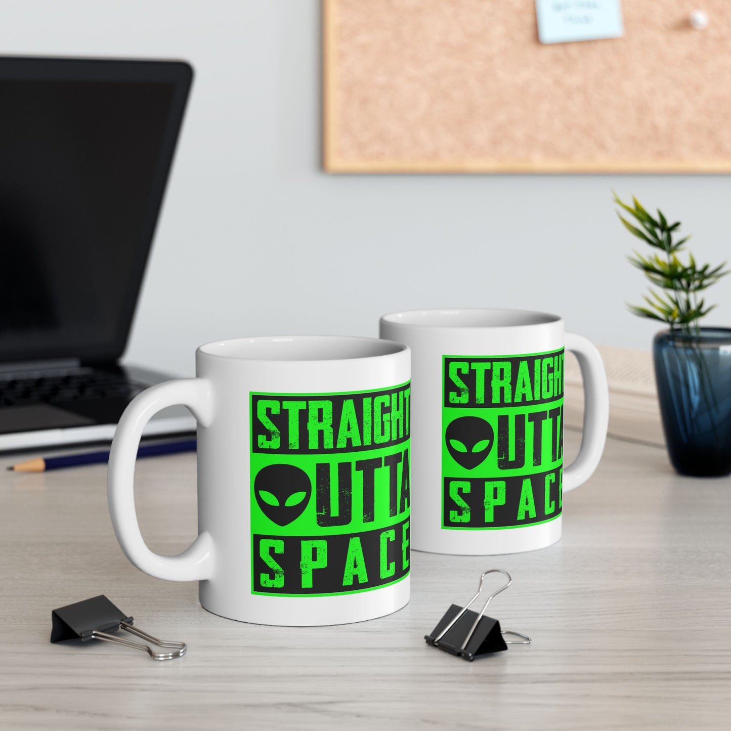 Alien Mug - Straight Outta Space