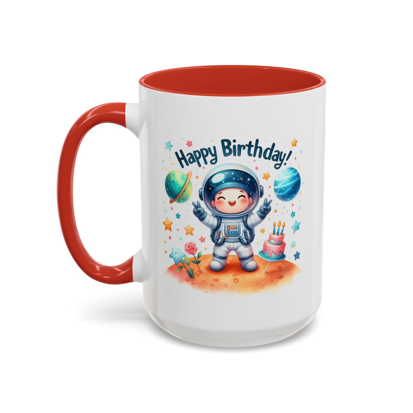 Birthday Mug - Happy Birthday Astronaut