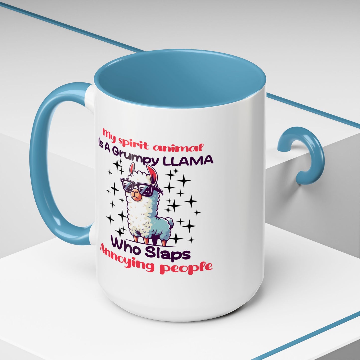 Humor Mug - My Spirit Animal is a Grumpy Llama