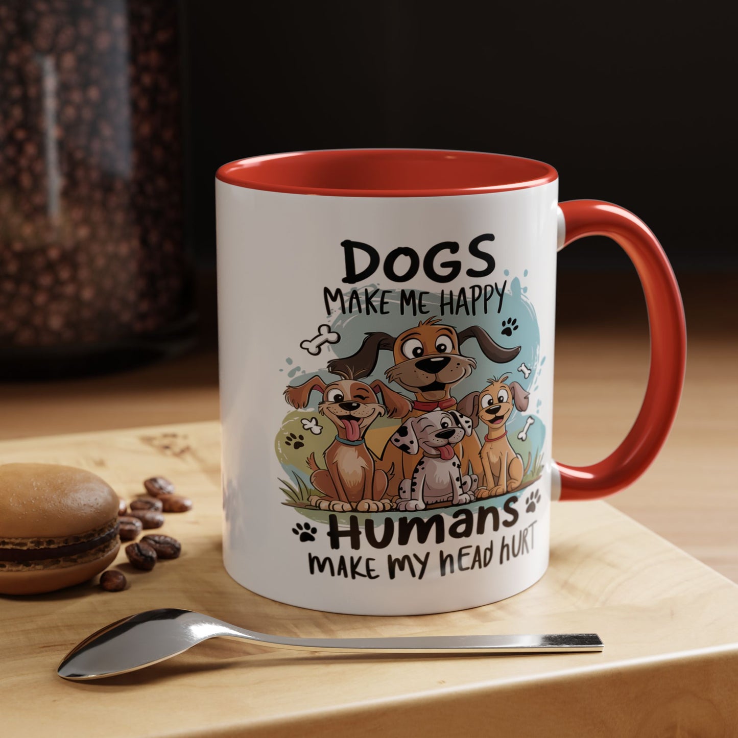 Animal Mug - Dogs Make Me Happy