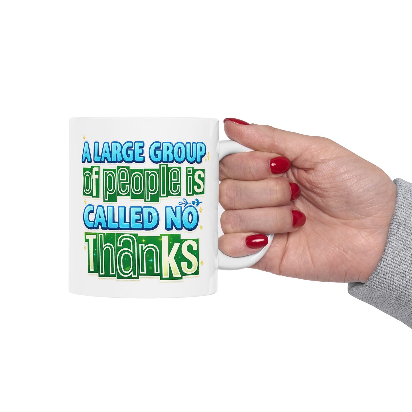 Humor Mug - A Large Group of People