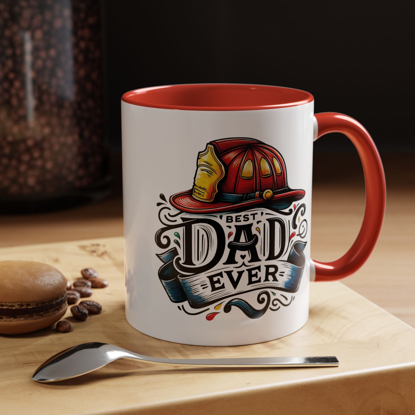 Father's Day Mug - Best Dad Ever Fireman