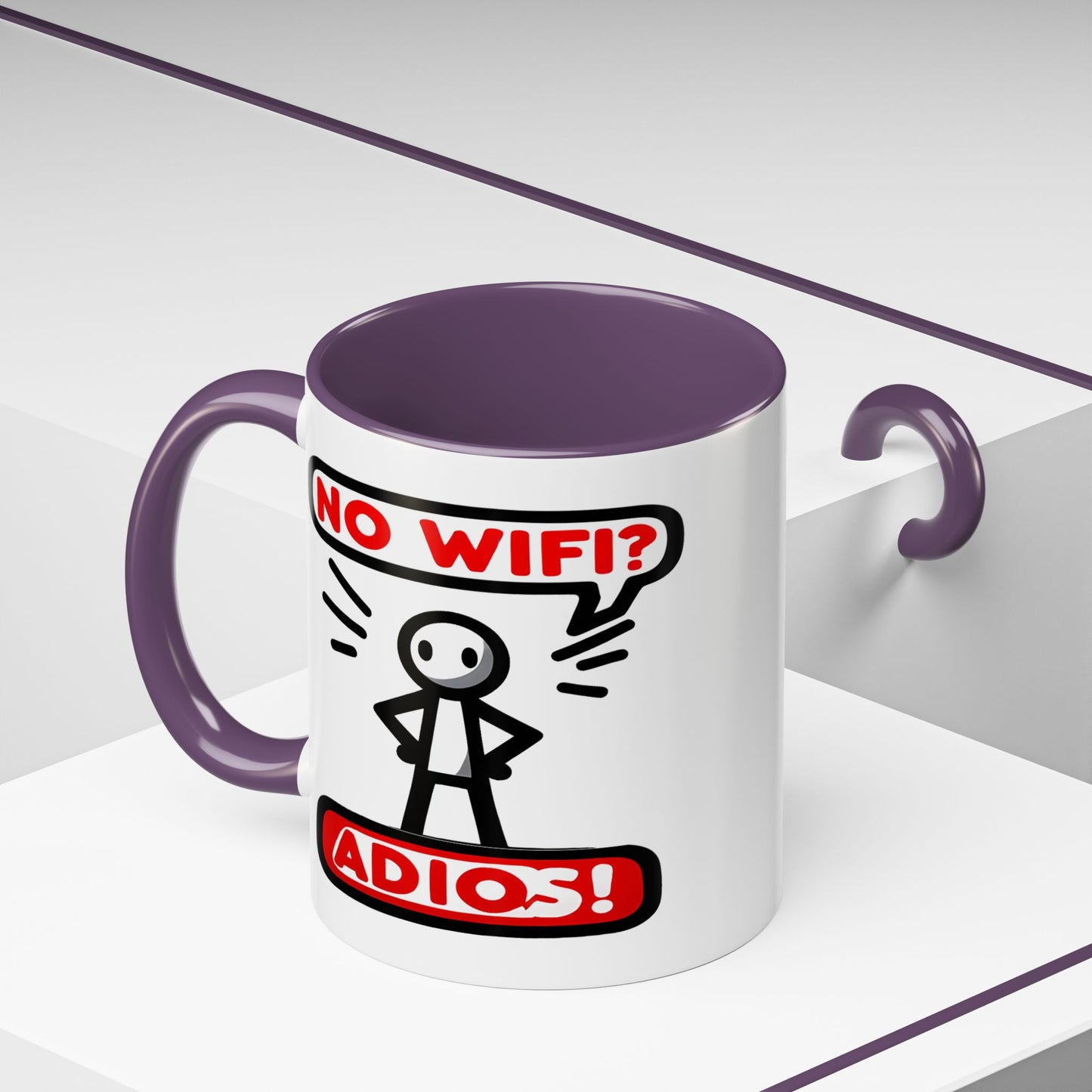 Humor Mug - No Wifi? Adios!