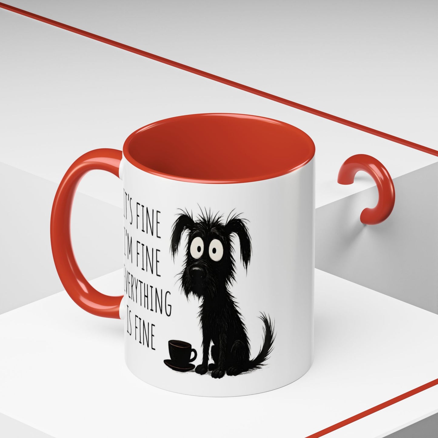 Animal Mug - It's Fine, I'm Fine