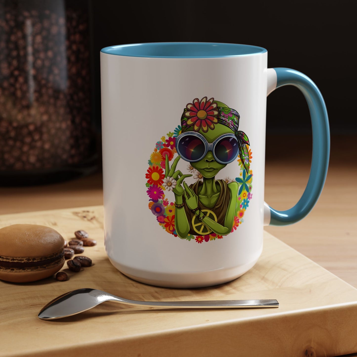 Alien Mug - Peace Hippy Alien