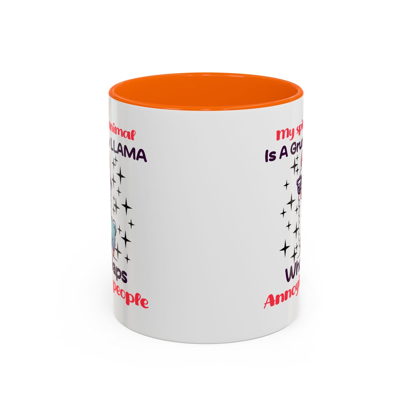 Humor Mug - My Spirit Animal is a Grumpy Llama