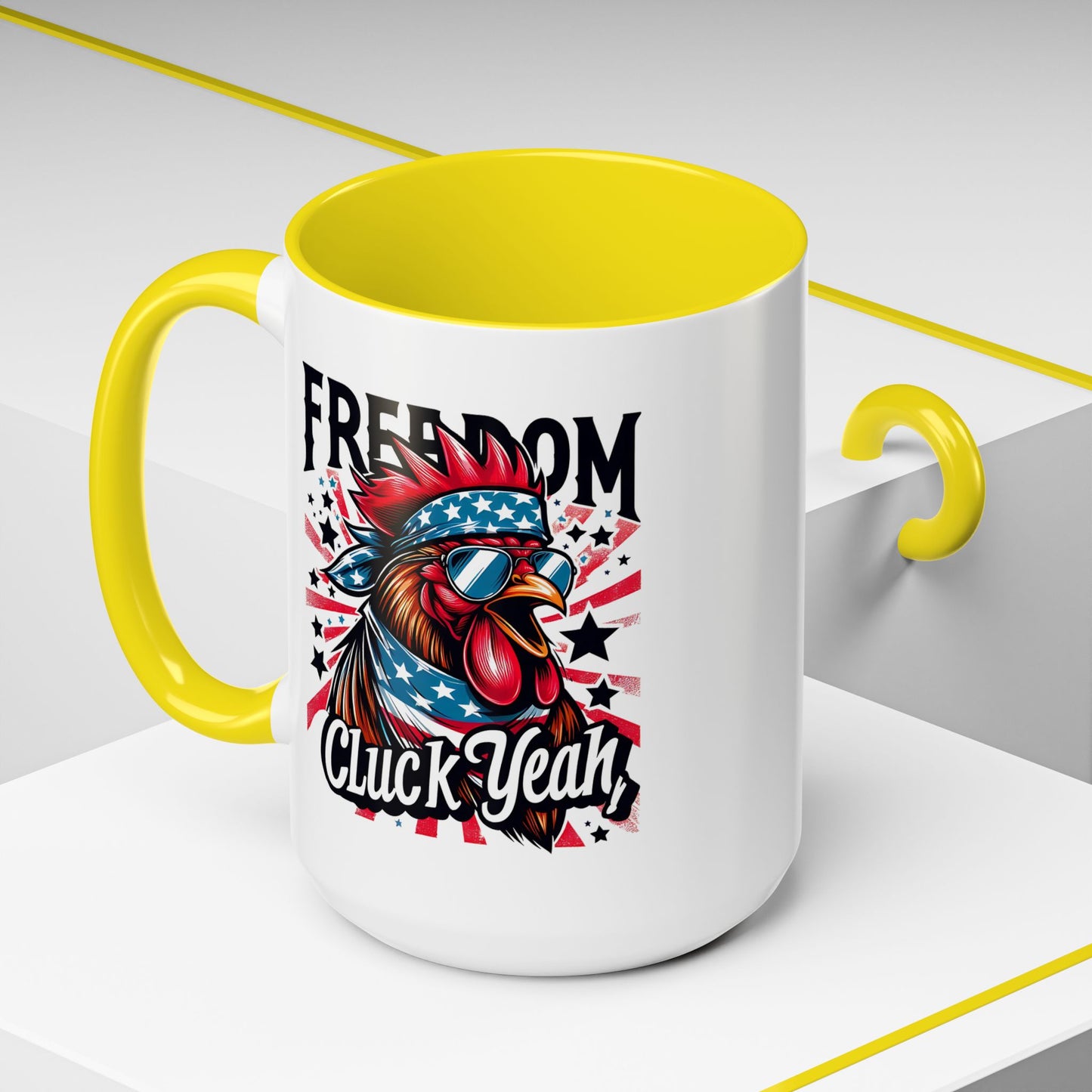 4th of July Mug - Freedom Cluck Yeah!