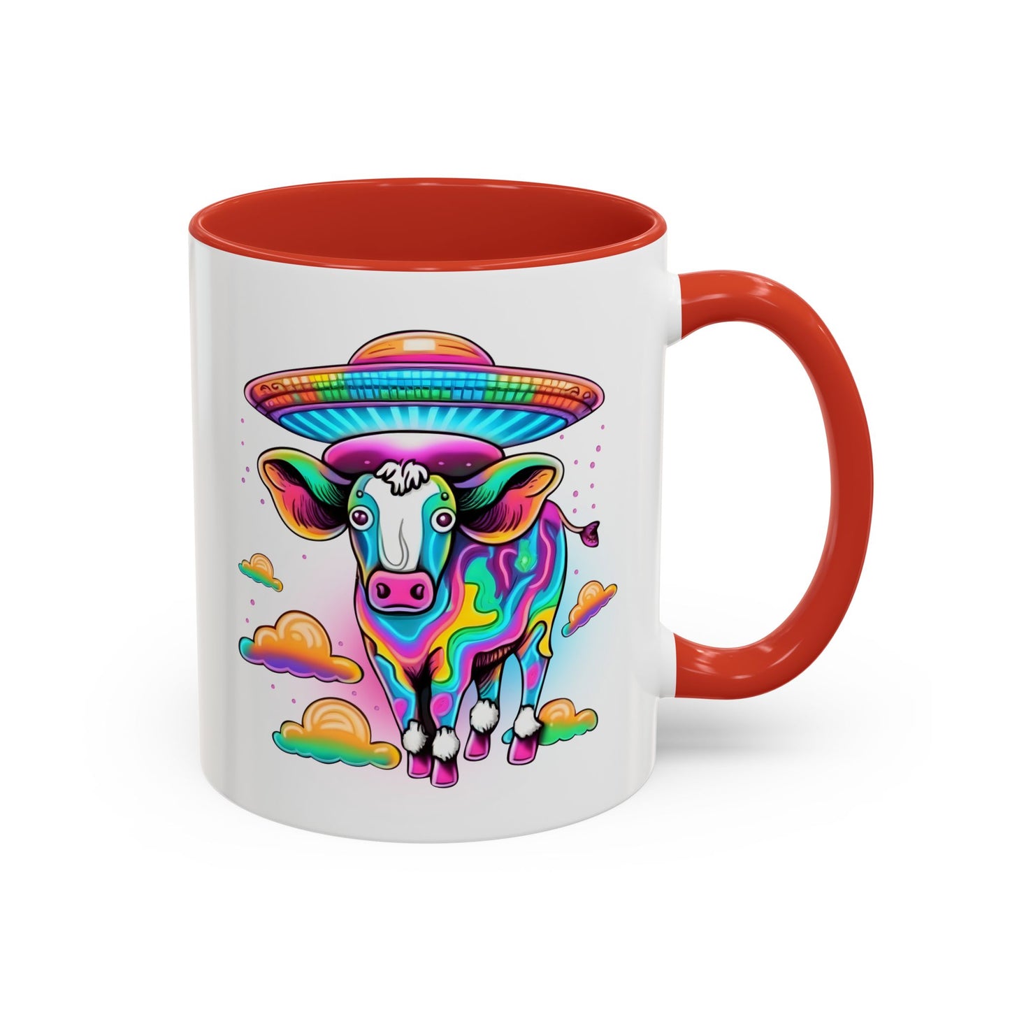 Alien Mug - Multicoloured Cow