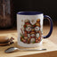 Christmas Mug - Gold Snowman Family