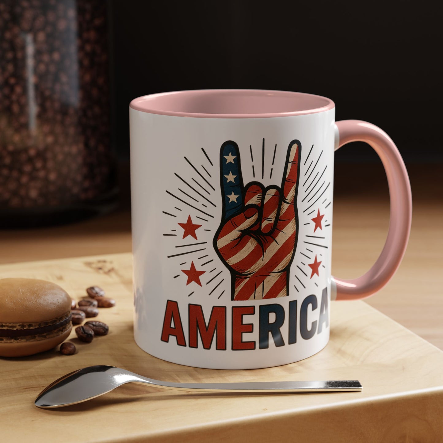 4th of July Mug - America Rock On