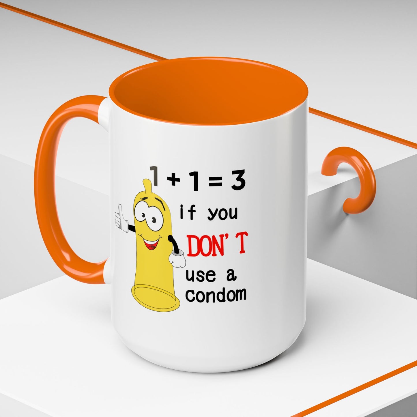 Adult Mug - One Plus One Equals Three