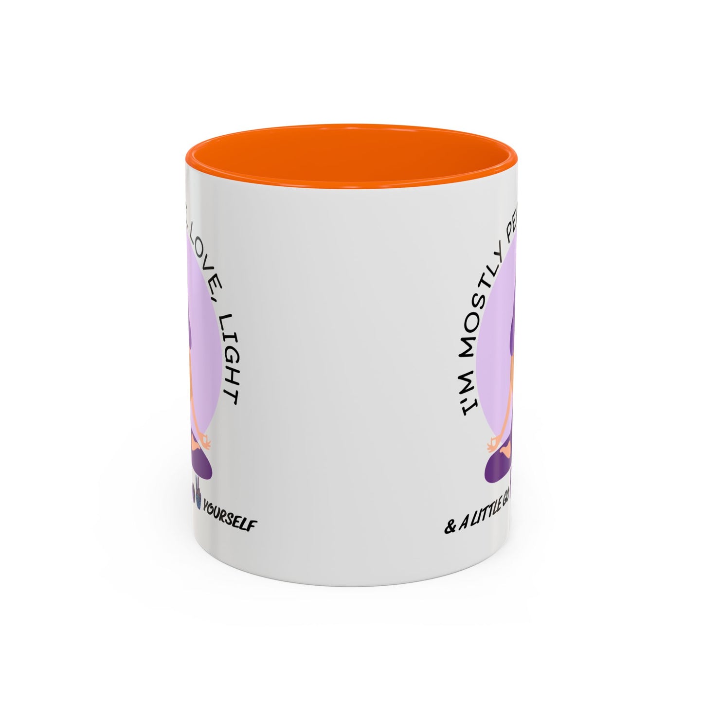 Adult Mug - I'm Mostly Peace, Love, Light