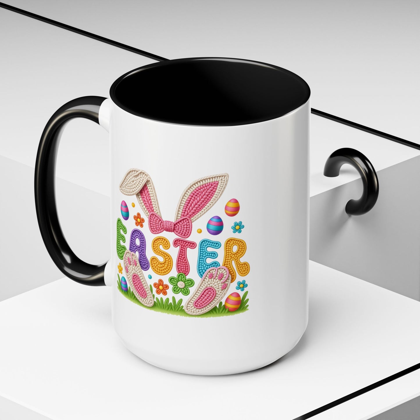 Easter Mug - Yarn Easter Bunny
