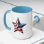4th of July Mug - American Flag Star 3