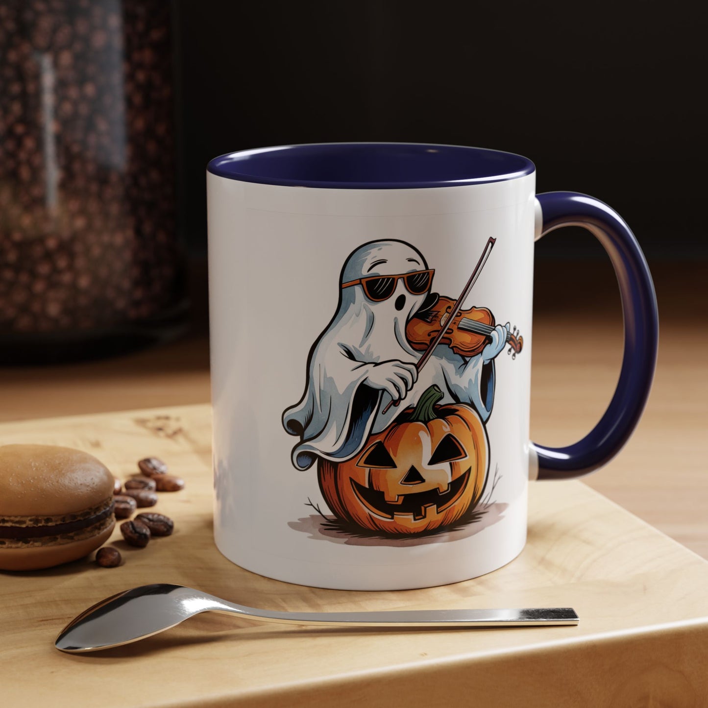 Halloween Mug - Violin Playing Ghost