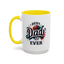 Father's Day Mug - Best Dad Ever Basketball