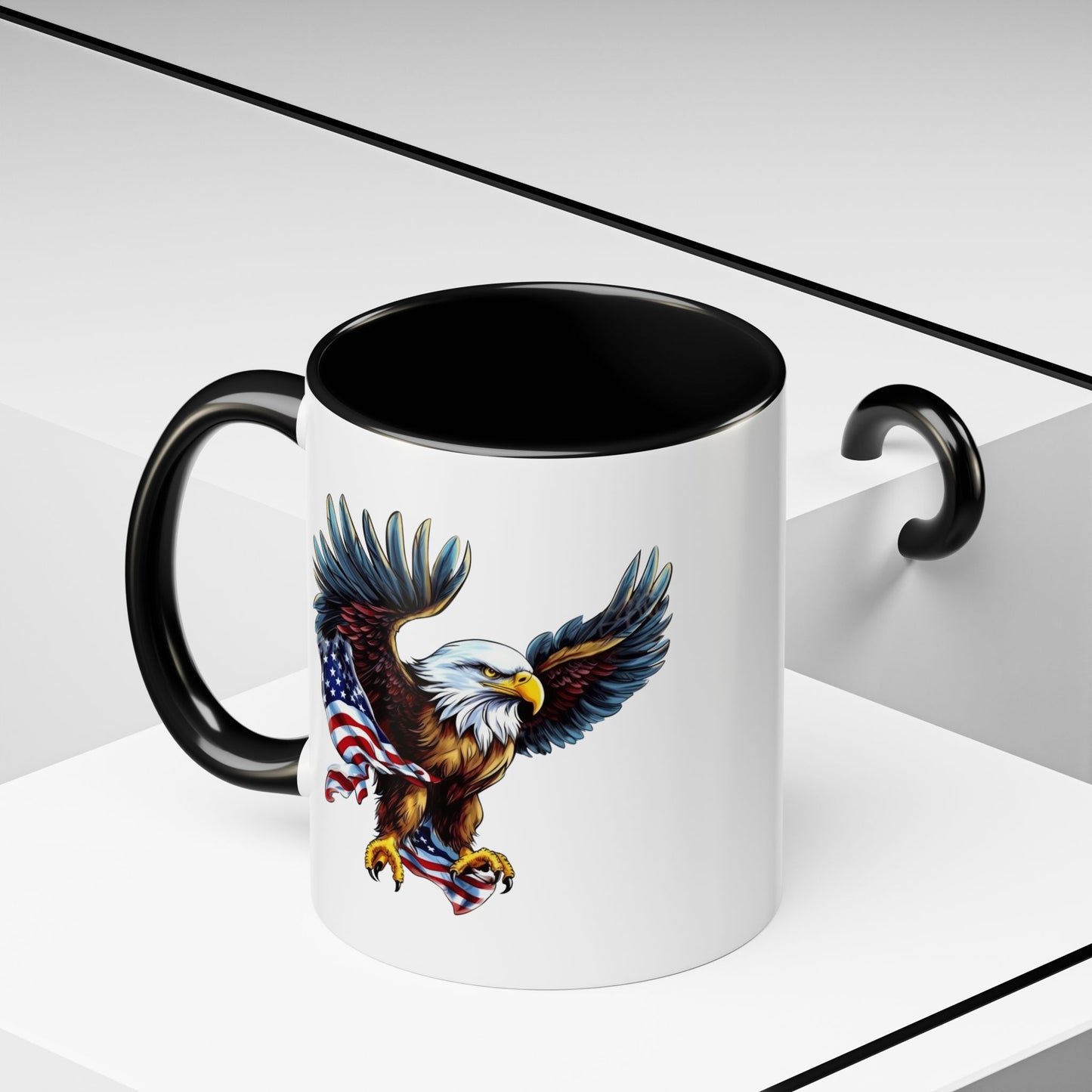 4th of July Mug - American Bald Eagle Flag 7