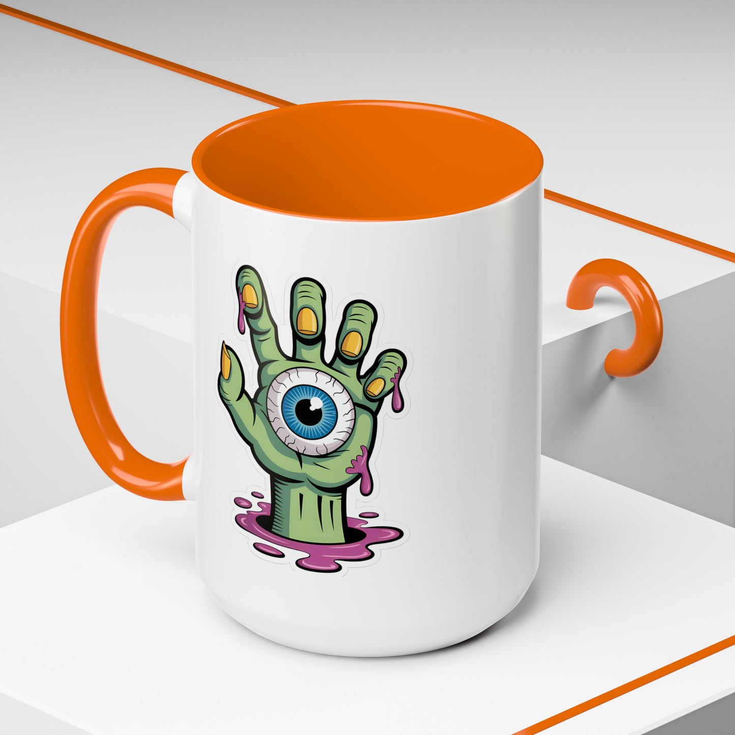 Halloween Mug - Eye Ball Hand