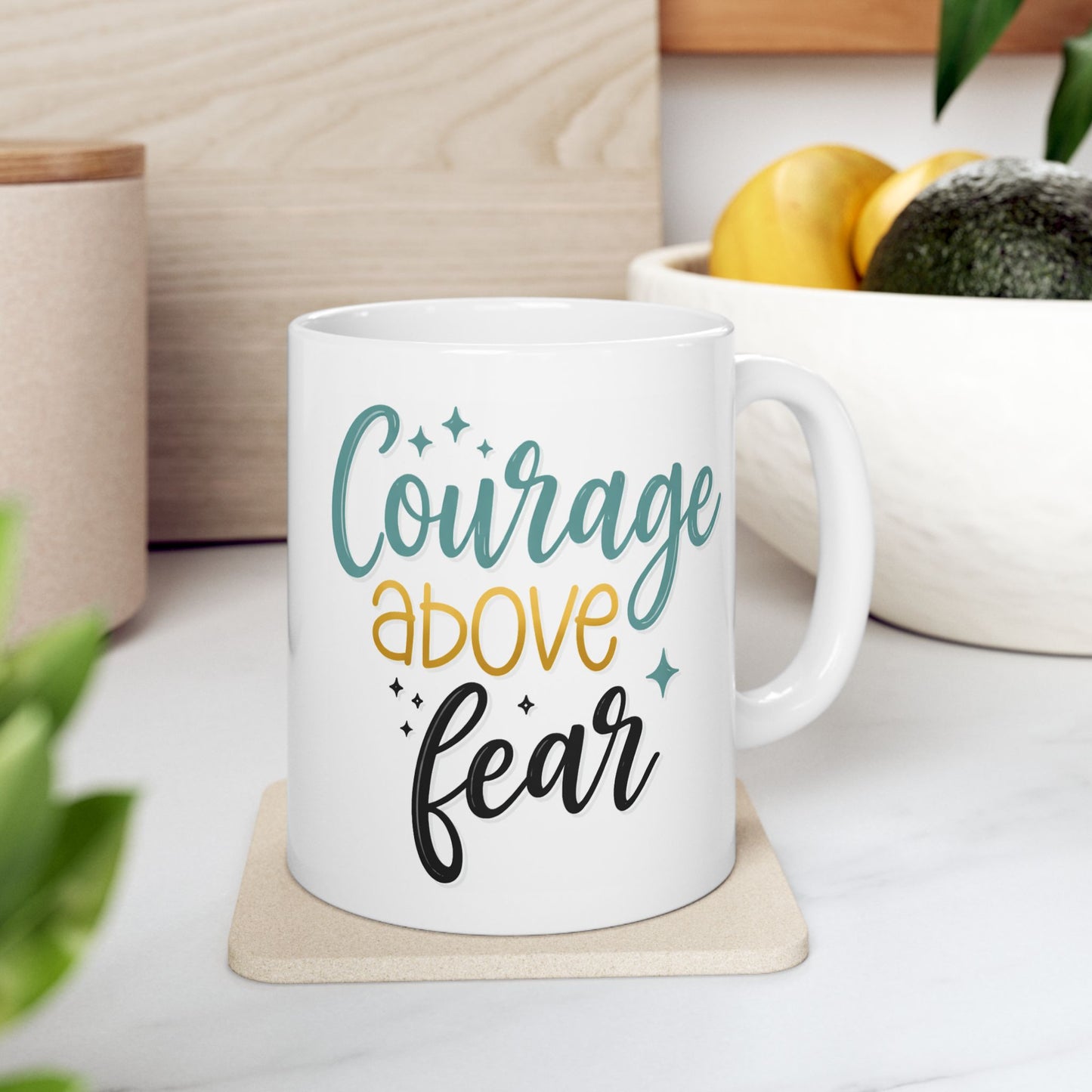 Wellness Mug - Courage Above Fear